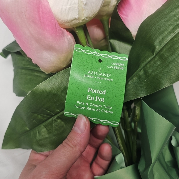 Pink and Cream Artificial Peony Bouquet - Home Accents - Picture 3 of 3